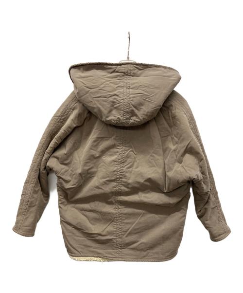 DIESEL（ディーゼル）DIESEL (ディーゼル) モッズコート ベージュ×ライトグレー サイズ:XXSの古着・服飾アイテム