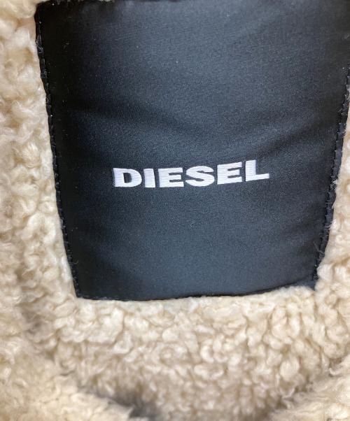 DIESEL（ディーゼル）DIESEL (ディーゼル) モッズコート ベージュ×ライトグレー サイズ:XXSの古着・服飾アイテム