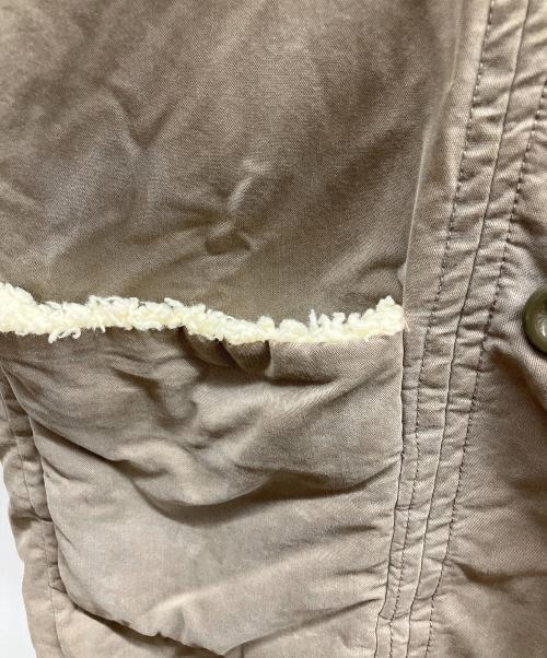 DIESEL（ディーゼル）DIESEL (ディーゼル) モッズコート ベージュ×ライトグレー サイズ:XXSの古着・服飾アイテム