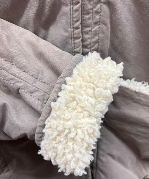 DIESEL（ディーゼル）DIESEL (ディーゼル) モッズコート ベージュ×ライトグレー サイズ:XXSの古着・服飾アイテム