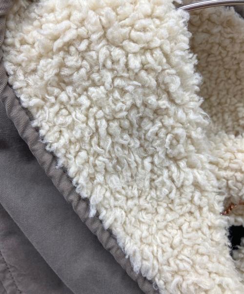 DIESEL（ディーゼル）DIESEL (ディーゼル) モッズコート ベージュ×ライトグレー サイズ:XXSの古着・服飾アイテム