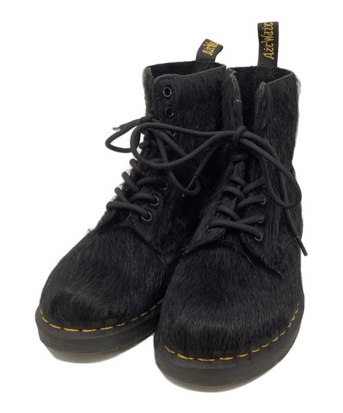 Dr.Martens（ドクターマーチン）Dr.Martens (ドクターマーチン) ハラコブーツ ブラック サイズ:24cmの古着・服飾アイテム
