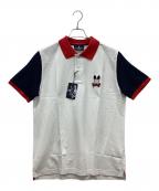 Psycho Bunnyサイコ バニー）の古着「ゴルフウェア(トップス)」｜レッド×ホワイト