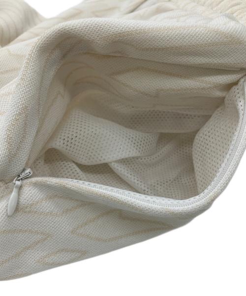 adidas（アディダス）adidas (アディダス) トラックパンツ ベージュ×ホワイト サイズ:Sの古着・服飾アイテム