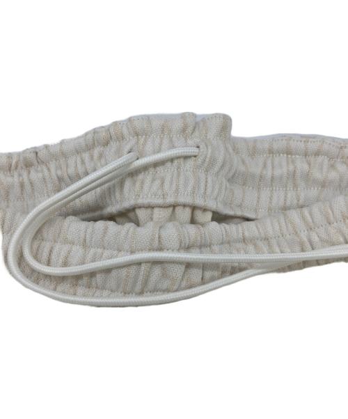 adidas（アディダス）adidas (アディダス) トラックパンツ ベージュ×ホワイト サイズ:Sの古着・服飾アイテム