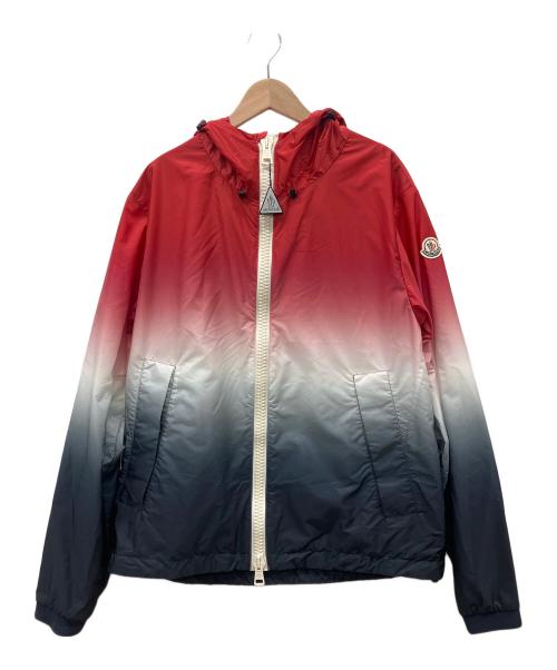 MONCLER（モンクレール）MONCLER (モンクレール) ナイロンジャケット ブラック×レッド サイズ:3の古着・服飾アイテム