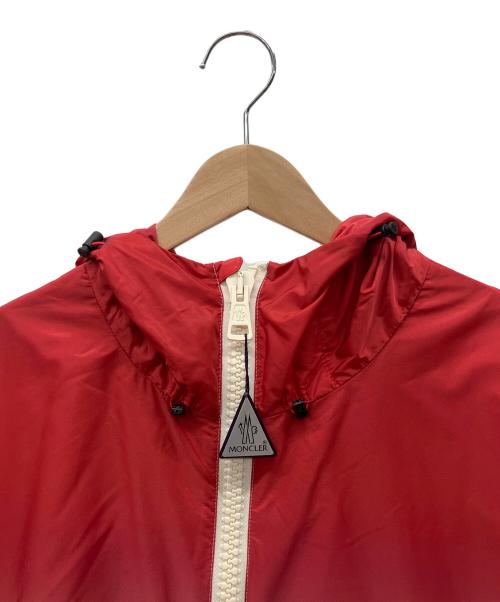MONCLER（モンクレール）MONCLER (モンクレール) ナイロンジャケット ブラック×レッド サイズ:3の古着・服飾アイテム