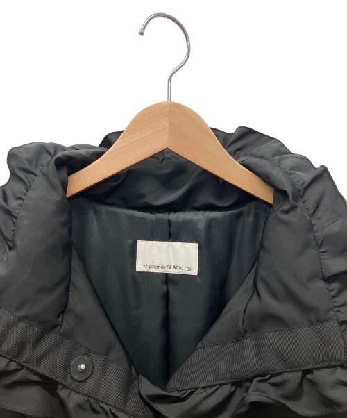 M-premierBLACK（エムプルミエブラック）M-premierBLACK (エムプルミエブラック) ダウンコート ブラック サイズ:38の古着・服飾アイテム
