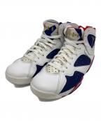 NIKEナイキ）の古着「スニーカー/AIR JORDAN7」｜ブルー×ホワイト