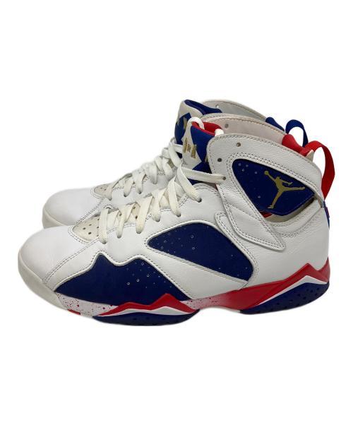 NIKE（ナイキ）NIKE (ナイキ) スニーカー/AIR JORDAN7 ブルー×ホワイト サイズ:27cmの古着・服飾アイテム