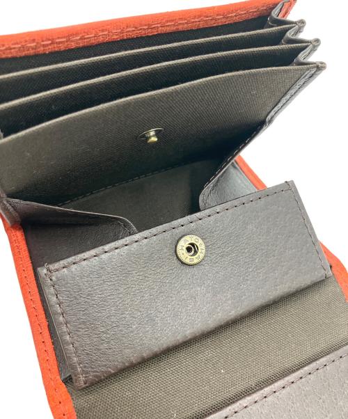 エムピウ m+（エムピウ）エムピウ m+ (エムピウ) 2つ折り財布 レッドの古着・服飾アイテム