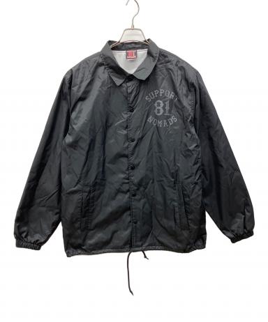 中古・古着通販】SUPPORT 81 (サポート81) コーチジャケット ブラック