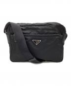 PRADAプラダ）の古着「ナイロンショルダーバッグ」｜ブラック