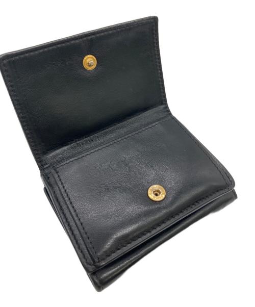 Saint Laurent Paris（サンローランパリ）Saint Laurent Paris (サンローランパリ) 3つ折り財布 ブラックの古着・服飾アイテム