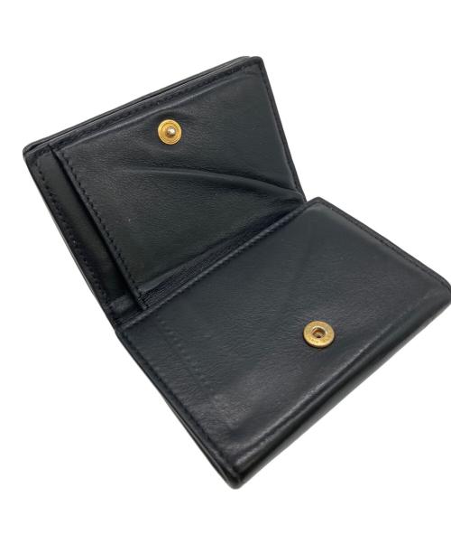 Saint Laurent Paris（サンローランパリ）Saint Laurent Paris (サンローランパリ) 3つ折り財布 ブラックの古着・服飾アイテム