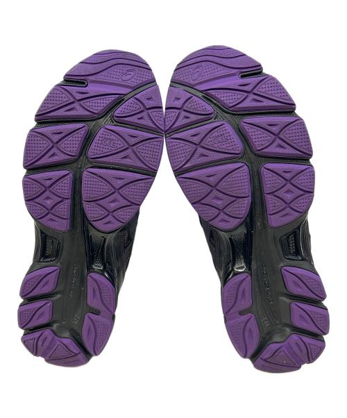 asics（アシックス）asics (アシックス) Needles (ニードルズ) スニーカー パープル×ブラック サイズ:27cmの古着・服飾アイテム