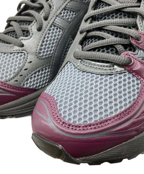 asics（アシックス）asics (アシックス) スニーカー パープル×グレー サイズ:27cmの古着・服飾アイテム