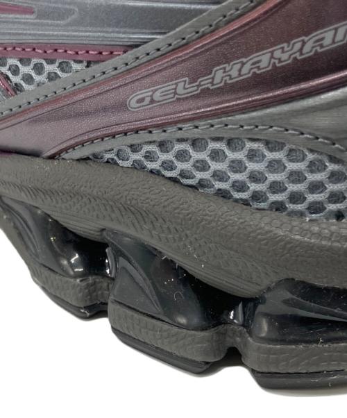 asics（アシックス）asics (アシックス) スニーカー パープル×グレー サイズ:27cmの古着・服飾アイテム