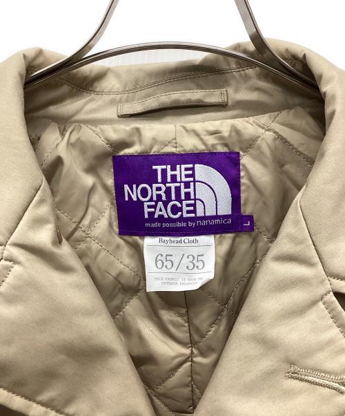 THE NORTHFACE PURPLELABEL（ザ・ノースフェイス パープルレーベル）THE NORTHFACE PURPLELABEL (ザ・ノースフェイス パープルレーベル) ステンカラーコート ベージュ サイズ:Lの古着・服飾アイテム