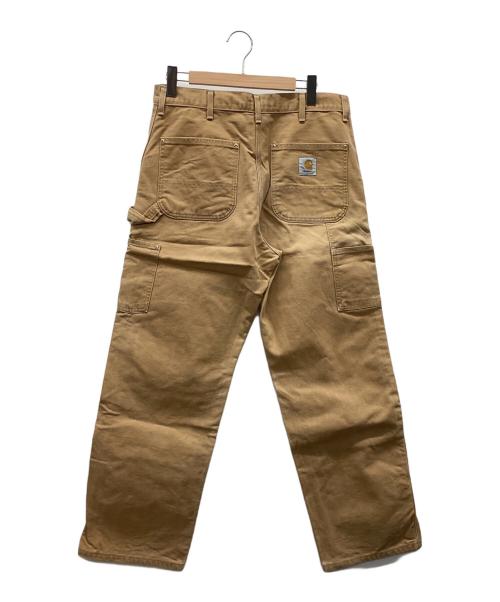 CarHartt（カーハート）CarHartt (カーハート) ダブルニーパンツ ベージュ サイズ:33×30程度の古着・服飾アイテム