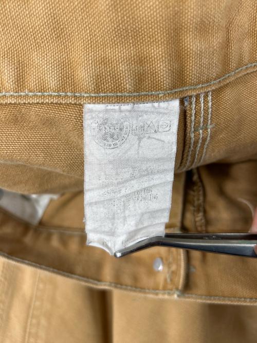 CarHartt（カーハート）CarHartt (カーハート) ダブルニーパンツ ベージュ サイズ:33×30程度の古着・服飾アイテム