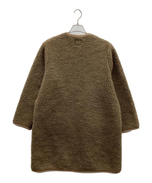 coldbreaker（コールドブレーカー）coldbreaker (コールドブレーカー) ノーカラーコート ブラウン サイズ:Sの古着・服飾アイテム