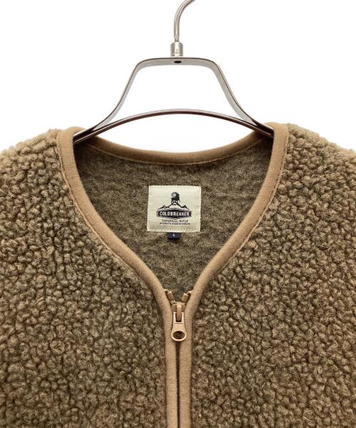 coldbreaker（コールドブレーカー）coldbreaker (コールドブレーカー) ノーカラーコート ブラウン サイズ:Sの古着・服飾アイテム