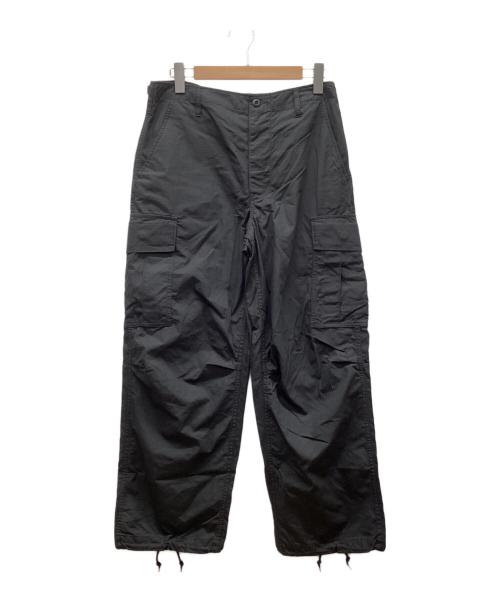 CIOTA（シオタ）CIOTA (シオタ) スビンコットン リップストップジャングルファティーグパンツ ブラック サイズ:5の古着・服飾アイテム