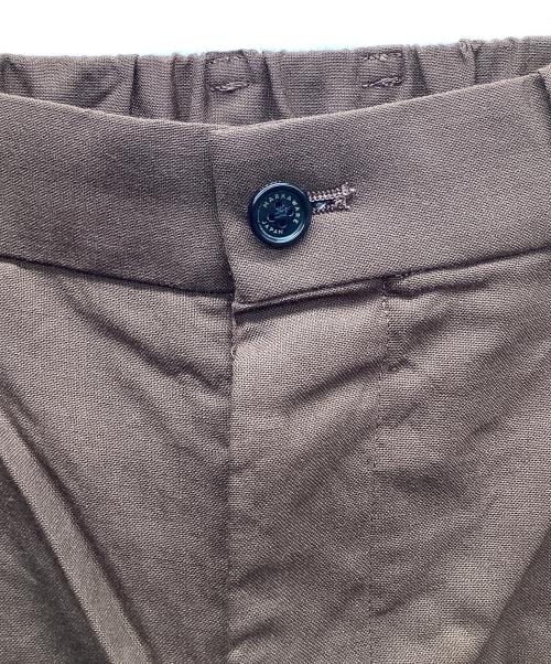 MARKAWARE（マーカウェア）MARKAWARE (マーカウェア) PEGTOP TROUSERS ブラウン サイズ:Sの古着・服飾アイテム