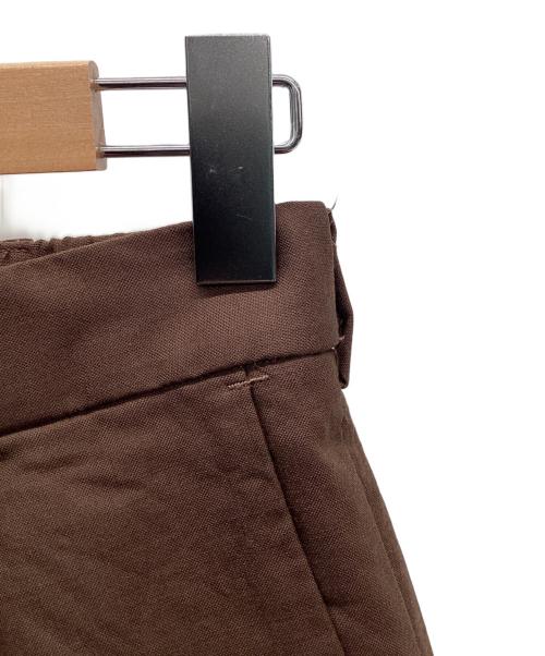 MARKAWARE（マーカウェア）MARKAWARE (マーカウェア) PEGTOP TROUSERS ブラウン サイズ:Sの古着・服飾アイテム