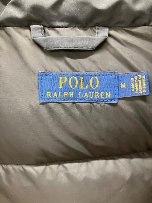 POLO RALPH LAUREN（ポロ・ラルフローレン）POLO RALPH LAUREN (ポロ・ラルフローレン) ダウンベスト ブラック サイズ:Mの古着・服飾アイテム