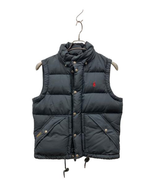 POLO RALPH LAUREN（ポロ・ラルフローレン）POLO RALPH LAUREN (ポロ・ラルフローレン) ダウンベスト ブラック サイズ:Mの古着・服飾アイテム