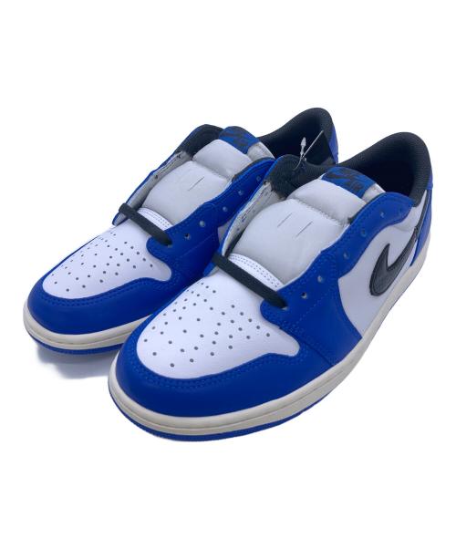 NIKE（ナイキ）NIKE (ナイキ) ローカットスニーカー/AIR JORDAN 1 ブルー サイズ:28.5cmの古着・服飾アイテム