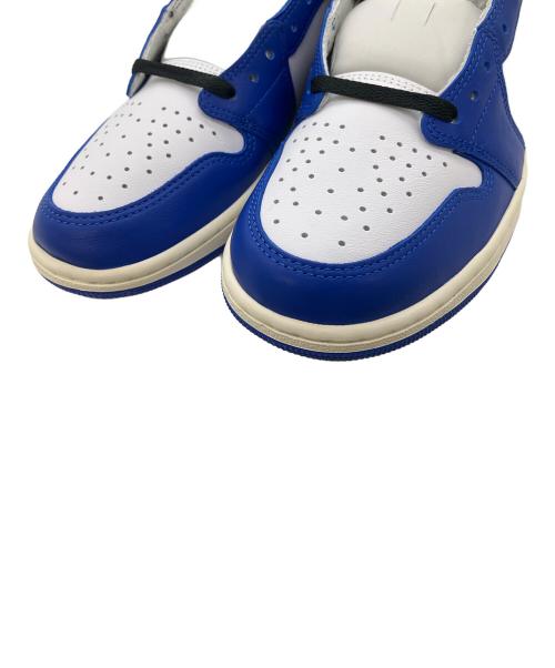 NIKE（ナイキ）NIKE (ナイキ) ローカットスニーカー/AIR JORDAN 1 ブルー サイズ:28.5cmの古着・服飾アイテム