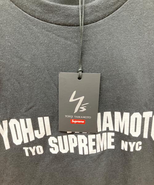 SUPREME（シュプリーム）SUPREME (シュプリーム) YOHJI YAMAMOTO (ヨウジヤマモト) 半袖カットソー ブラック サイズ:XLの古着・服飾アイテム