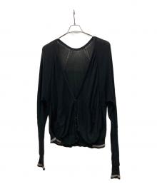 Y's（ワイズ）の古着「薄手カーディガン」｜ブラック