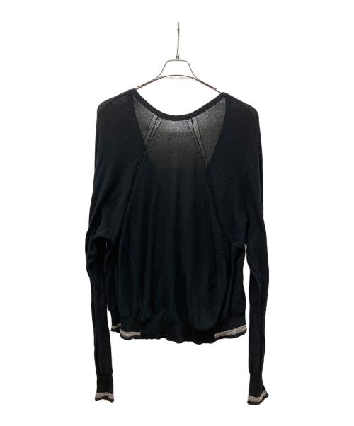 Y's（ワイズ）Y's (ワイズ) 薄手カーディガン ブラック サイズ:3の古着・服飾アイテム
