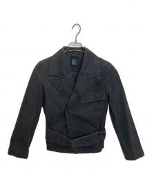 LIMI feu（リミフゥ）の古着「デニムジャケット」｜グレー