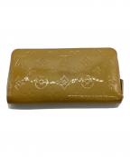 LOUIS VUITTONルイ ヴィトン）の古着「ジッピーウォレット/ヴェルニ」｜イエロー