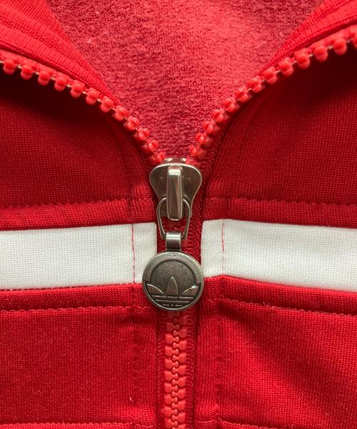 adidas（アディダス）adidas (アディダス) オールドトラックジャケット レッド サイズ:90-4の古着・服飾アイテム