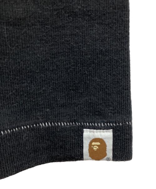 A BATHING APE（ア ベイシング エイプ）A BATHING APE (ア ベイシング エイプ) プリントTシャツ ブラック サイズ:Mの古着・服飾アイテム