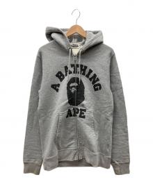 A BATHING APE（ア ベイシング エイプ）の古着「ジップパーカー」｜グレー