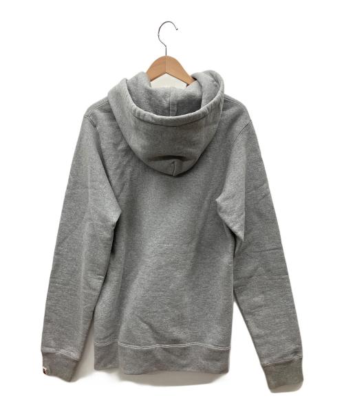 A BATHING APE（ア ベイシング エイプ）A BATHING APE (ア ベイシング エイプ) ジップパーカー グレー サイズ:Lの古着・服飾アイテム