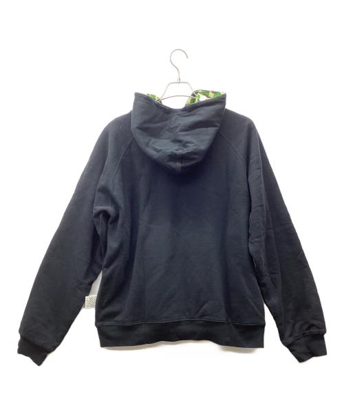 A BATHING APE（ア ベイシング エイプ）A BATHING APE (ア ベイシング エイプ) リバーシブルジップパーカー ブラック サイズ:Mの古着・服飾アイテム
