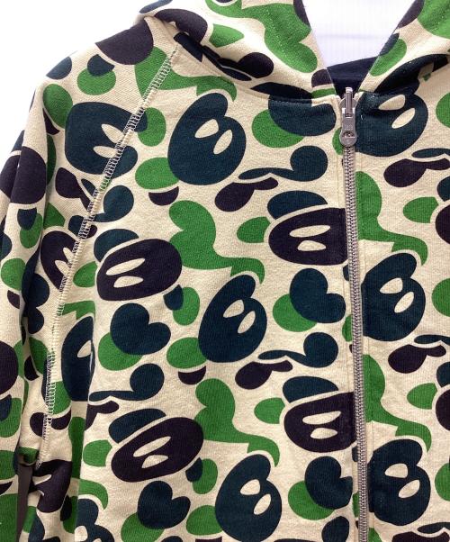 A BATHING APE（ア ベイシング エイプ）A BATHING APE (ア ベイシング エイプ) リバーシブルジップパーカー ブラック サイズ:Mの古着・服飾アイテム