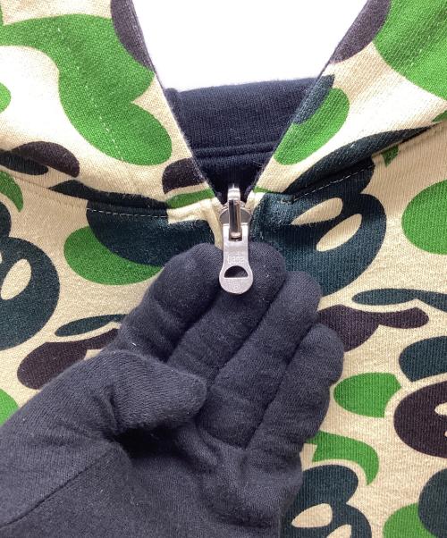 A BATHING APE（ア ベイシング エイプ）A BATHING APE (ア ベイシング エイプ) リバーシブルジップパーカー ブラック サイズ:Mの古着・服飾アイテム