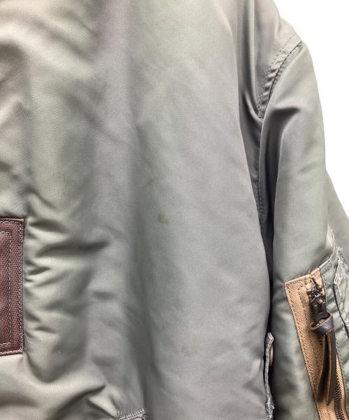 A BATHING APE（ア ベイシング エイプ）A BATHING APE (ア ベイシング エイプ) THE REAL McCOY'S (ザ・リアルマッコイズ) MA-1ジャケット オリーブ サイズ:Mの古着・服飾アイテム