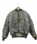 A BATHING APE（ア ベイシング エイプ）の古着「MA-1ジャケット」｜オリーブ