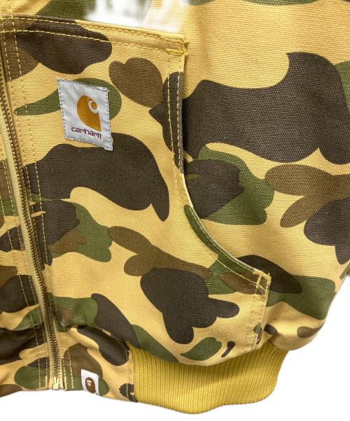 A BATHING APE（ア ベイシング エイプ）A BATHING APE (ア ベイシング エイプ) CarHartt (カーハート) アクティブジャケット ブラウン サイズ:Mの古着・服飾アイテム