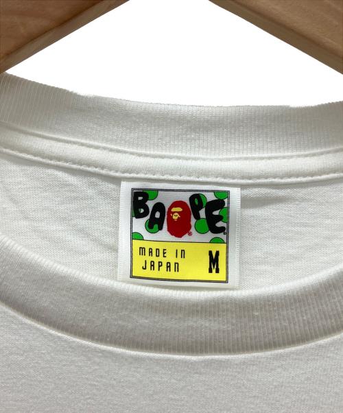 A BATHING APE（ア ベイシング エイプ）A BATHING APE (ア ベイシング エイプ) 東北楽天ゴールデンイーグルス (トウホクラクテンゴールデンイーグルス) 半袖カットソー ホワイト サイズ:Mの古着・服飾アイテム